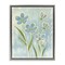 Stupell Industries Blue Petals Contour Floating Frame, design by Kim Allen